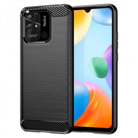 Xiaomi Redmi 10C musta suojakuori.