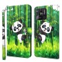 Xiaomi Redmi 10C panda suojakotelo – monipuolinen suojakotelo korttitaskuilla