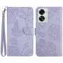 OnePlus Nord 2T 5G violetti kukat suojakotelo