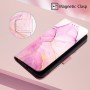 Samsung Galaxy A03 pinkki marmori suojakotelo