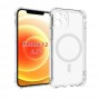 iPhone 12 / 12 Pro läpinäkyvä MagSafe suojakuori