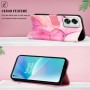 OnePlus Nord 2T 5G pinkki marmori suojakotelo – kannellinen puhelinlompakko tuotekuvassa