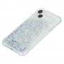 iPhone 14 hopea glitter hile suojakuori
