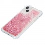 iPhone 14 pinkki glitter hile suojakuori