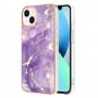 iPhone 14 violetti marmori suojakuori