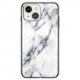 iPhone 13/14 valkoinen marmori suojakuori