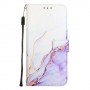 iPhone 14 Plus violetti marmori suojakotelo