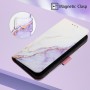 Samsung Galaxy A22 5G violetti marmori suojakotelo