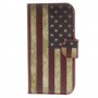 Galaxy ace 4 Yhdysvaltojen lippu puhelinlompakko