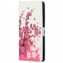 Samsung Galaxy A23 5G vaaleanpunaiset kukat suojakotelo
