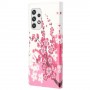 Samsung Galaxy A23 5G vaaleanpunaiset kukat suojakotelo