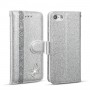 iPhone 7/8/SE 2020/SE 2022 hopeanvärinen perhonen suojakotelo.
