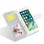 iPhone 7/8/SE 2020/SE 2022 hopeanvärinen perhonen suojakotelo.