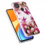 Xiaomi Redmi 9C kukkia ja perhosia suojakuori.