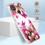 Xiaomi Redmi 9C kukkia ja perhosia suojakuori.