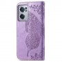 OnePlus Nord CE 2 5G violetti perhonen suojakotelo