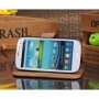 Galaxy S3 ruskea puhelinlompakko aitoa nahkaa