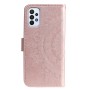 Samsung Galaxy A23 5G ruusukulta mandala suojakotelo – kannellinen puhelinlompakko tuotekuvassa