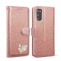 Samsung Galaxy S20 Plus ruusukulta glitter suojakotelo
