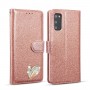 Samsung Galaxy S20 Plus ruusukulta glitter suojakotelo