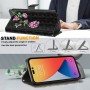 iPhone 14 Pro ruusu suojakotelo – lompakkomallinen avattava kannellinen suojakotelo