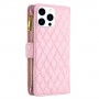 iPhone 14 Pro vetoketjullinen vaaleanpunainen suojakotelo