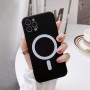 iPhone 12 / 12 Pro musta MagSafe suojakuori.