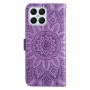 Honor X8 violetti mandala suojakotelo