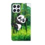 Honor X8 panda suojakotelo – lompakkokotelo tyylikkäästi esillä