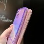 iPhone 14 Pro Max violetti suojakuori tukiläpällä