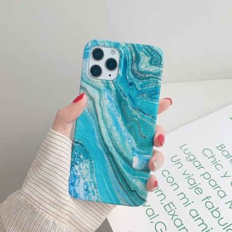 iPhone 11 vihreä marmori suojakuori.