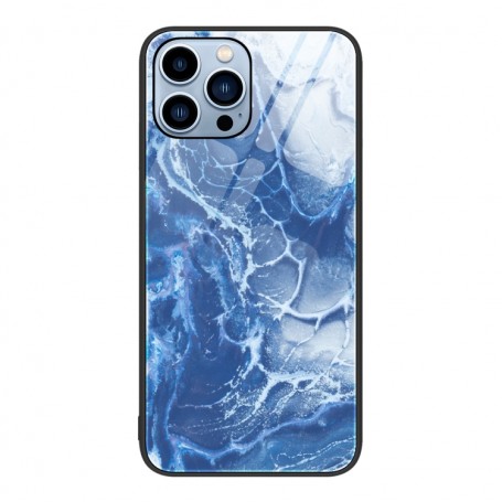 iPhone 14 Pro sininen marmori suojakuori