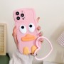 iPhone 11 ankka suojakuori rannerenkaalla.
