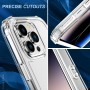 iPhone 14 Pro Max läpinäkyvä 360 asteen suojakuori.