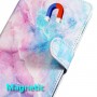 Samsung Galaxy S10 värikäs marmori suojakotelo
