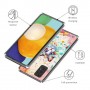 Samsung Galaxy A13 / A04s värikäs kissa suojakuori