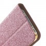 Iphone 4 pinkki glitter puhelinlompakko