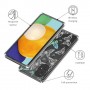 Samsung Galaxy A23 5G läpinäkyvä perhoset suojakuori