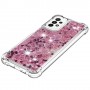 Samsung Galaxy A13 / A04s pinkki glitter hile suojakuori