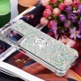 Samsung Galaxy A23 5G hopea glitter hile sormuspidike suojakuori