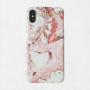 iPhone XR pinkki marmori suojakuori