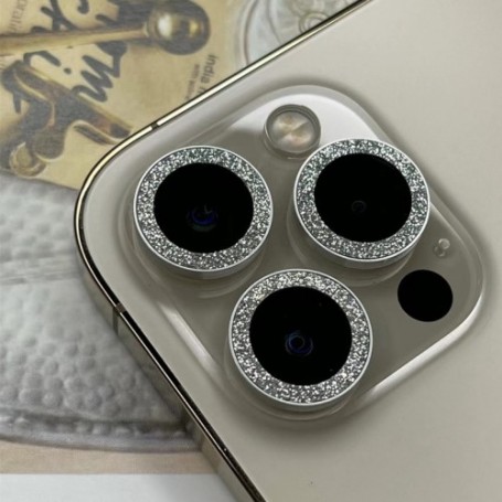 iPhone 12 Pro kameran linssisuojat hopea