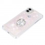 iPhone 11 hopea glitter sormuspidike suojakuori