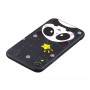 iPhone X / Xs musta panda suojakuori
