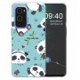 OnePlus 9 läpinäkyvä pandat suojakuori.