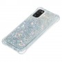 Samsung Galaxy A41 hopea glitter suojakuori