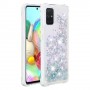 Samsung Galaxy A71 hopea glitter suojakuori