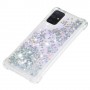 Samsung Galaxy A71 hopea glitter suojakuori