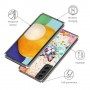 Samsung Galaxy S23 5G värikäs kissa suojakuori