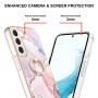 Samsung Galaxy S23 5G ruusukulta marmori sormuspidike suojakuori